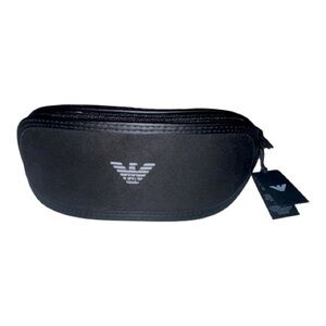 Emporio Armani Black Zip-Top Case